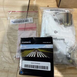 Garmin GTN 750 GPS NAV COM avionics unit with rack, backplate, and wiring harness