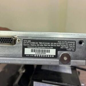 Garmin aircraft avionics transponder control panel