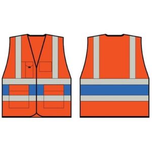 Orange Executive Hi-Vis Waistcoat
