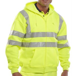 Hi Visibility Hooded Sweatshirt